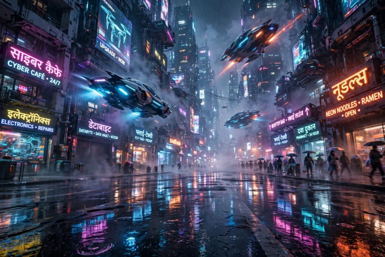Futuristic Cyberpunk City